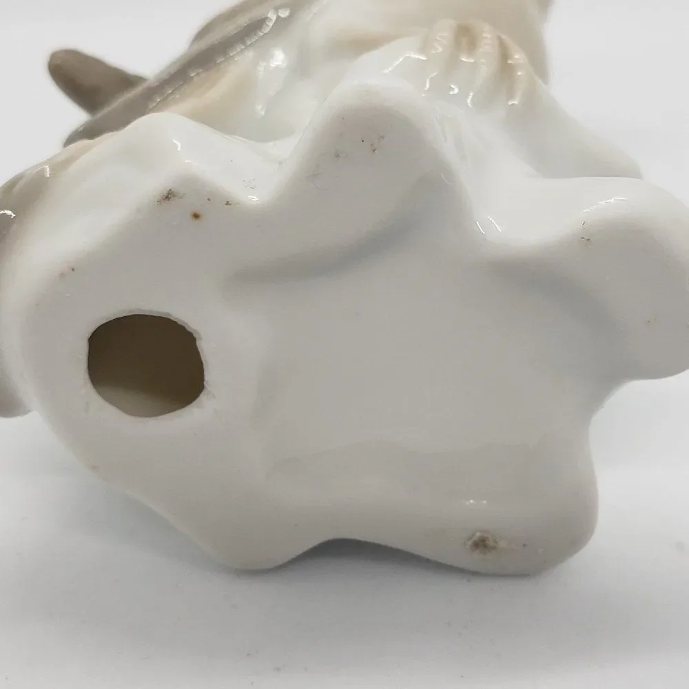 𝅺Otagiri Vintage Beige White Bird on Branch Porcelain Figurine - Picture 4 of 9